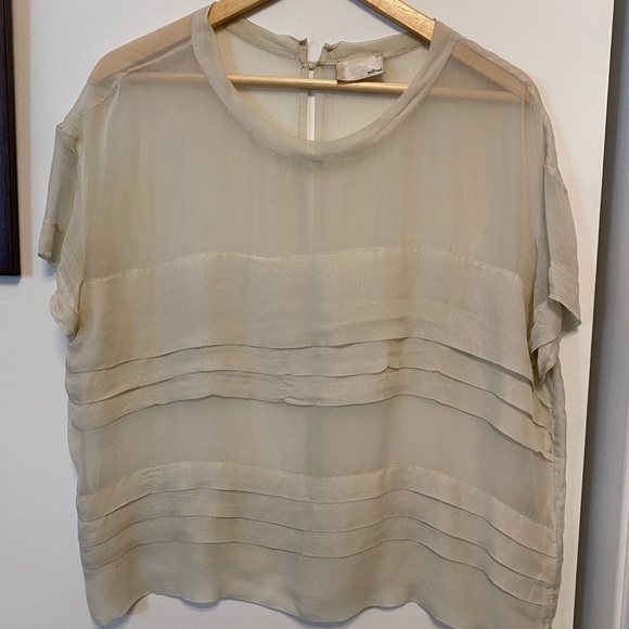 Wilfred Le Fou 100% silk Blouse - Picture 1 of 6
